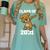 Kids Class Of 2031 Shirt Graduation Dabbing Dog Shirt Women's Comfort Colors T-Shirt Chalky Mint