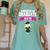 Kids Kindergarten Graduate 2018 Graduation Girls Women's Comfort Colors T-Shirt Chalky Mint