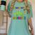 Kids Kindergarten Graduate Dinosaur Kindergarten Graduation Women's Comfort Colors T-Shirt Chalky Mint