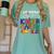 Kids Kindergarten Graduation Class Of 2021 Shirt I Just Graduated Women's Comfort Colors T-Shirt Chalky Mint