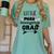 Kids Kindergarten Graduation Shirt Girls Daughter Granddaughter Women's Comfort Colors T-Shirt Chalky Mint