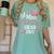 Kids Little Miss Pre-K Grad 2025 Preschool Girls Prek Graduation Women's Comfort Colors T-Shirt Chalky Mint