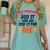 Kids My Mommy Did It Graduation Mom Graduate Women's Comfort Colors T-Shirt Chalky Mint