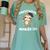 Kids Kids Preschool Nailed It Sloth Graduation Women's Comfort Colors T-Shirt Chalky Mint