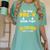 Kids So Long Pre-K Graduation 2025 School Kindergarten Here Come Women's Comfort Colors T-Shirt Chalky Mint
