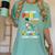 Kids So Long Pre-K Preschool Graduation Kindergarten Here I Come Women's Comfort Colors T-Shirt Chalky Mint