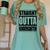 Kids Straight Outta Kindergarten Shirt Boy Girl Graduation Women's Comfort Colors T-Shirt Chalky Mint