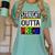 Kids Straight Outta Pre-K Graduation Women's Comfort Colors T-Shirt Chalky Mint