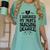 Kids I Survived My Mom's Nursing Degree Nursing School Graduation Women's Comfort Colors T-Shirt Chalky Mint