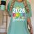 Kindergarten Graduate 2026 Preschool Graduation Kid Boy Girl Women's Comfort Colors T-Shirt Chalky Mint