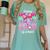 Last Day Of School Shirt Coquette Bow School Graduation Women's Comfort Colors T-Shirt Chalky Mint