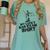 Law School Graduation My Lucky Bar Exam Shirt Lawyer Women's Comfort Colors T-Shirt Chalky Mint