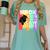 Law School Graduation Queen New Lawyer Attorney Grad Women's Comfort Colors T-Shirt Chalky Mint