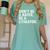 Lawyer Graduation Idea Shirt Law School Women's Comfort Colors T-Shirt Chalky Mint
