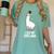LLama Graduation I Got My Dipllama Cute Llama Women's Comfort Colors T-Shirt Chalky Mint