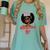 Master Degree Graduation Gifts Black Girl Women's Comfort Colors T-Shirt Chalky Mint