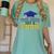 Masters Degree Proud Dad Graduation Shirt MBA Social Work Women's Comfort Colors T-Shirt Chalky Mint
