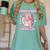 Middle School Level Complete Gaming Graduation Anime Girl Women's Comfort Colors T-Shirt Chalky Mint