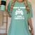 Middle School Level Complete Video Gamer Graduation Women's Comfort Colors T-Shirt Chalky Mint