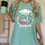 Mother Of a 2025 Graduate Tie Dye Class Senior Graduation 25 Women's Comfort Colors T-Shirt Chalky Mint