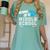 Moving Up To Middle School Graduation T-Shirt Women's Comfort Colors T-Shirt Chalky Mint