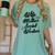 MSW Mom Graduation T-Shirt Social Worker Wife Mother Women's Comfort Colors T-Shirt Chalky Mint