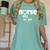 New Nurse Est 2019 Nursing School Graduation Women's Comfort Colors T-Shirt Chalky Mint