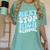 Next Stop High School Elementary School Graduation 2025 Women's Comfort Colors T-Shirt Chalky Mint