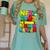 Next Stop Kindergarten Preschool Graduation 2023 Boys Girls Women's Comfort Colors T-Shirt Chalky Mint