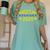 Night Wrestling Senior 2026 Graduation Women's Comfort Colors T-Shirt Chalky Mint