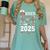Nurse Earned It 2025 Nurse Graduation RN LPN Class Of 2025 Women's Comfort Colors T-Shirt Chalky Mint