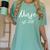 NURSE EST 2018 New Nursing School Graduation Shirt Women's Comfort Colors T-Shirt Chalky Mint
