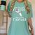 Nurse Florida RN CNA LPN Nursing Student Graduation Women's Comfort Colors T-Shirt Chalky Mint