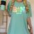 Nurse Graduation Shirt RN Est 2018 Rainbow Tshirt Women's Comfort Colors T-Shirt Chalky Mint