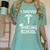 Nursing School Graduation Shirt I Survived RN Gift Women's Comfort Colors T-Shirt Chalky Mint