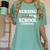 Nursing School Survivor 2025 RN ER Graduation Nurse Grad Women's Comfort Colors T-Shirt Chalky Mint