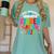 I Officially Graduated Kindergarten Graduation 2024 Women's Comfort Colors T-Shirt Chalky Mint
