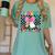Peace Out 2nd Grade Graduation Last Day School Second Grade Women's Comfort Colors T-Shirt Chalky Mint