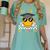 Peace Out 5th Grade Graduation Last Day Of School Women's Comfort Colors T-Shirt Chalky Mint