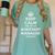 Personalized Keep Calm Graduation Christmas Team Assistant Manager Job Title Profession Birthday Women's Comfort Colors T-Shirt Chalky Mint