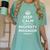 Personalized Keep Calm Graduation Christmas Team PROPERTY MANAGER Job Title Profession Birthday Women's Comfort Colors T-Shirt Chalky Mint