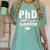 PhD Candidate Survivor PhD Graduation Women's Comfort Colors T-Shirt Chalky Mint