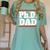 PHD DAD Shirt Doctorate Graduation Fathers Day Women's Comfort Colors T-Shirt Chalky Mint