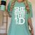 PhD Doctorate Husband Boyfriend PhD Graduation Women's Comfort Colors T-Shirt Chalky Mint
