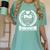 PhD Survivor Doctorate Graduate Shirt Graduation Women's Comfort Colors T-Shirt Chalky Mint