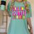 Pink STRAIGHT OUTTA Preschool PRE-K Graduation Women's Comfort Colors T-Shirt Chalky Mint