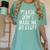 PLEASE DON’T MAKE ME DO STUFF Lazy Teenager Graduation Women's Comfort Colors T-Shirt Chalky Mint