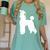 Poodle Graduation Dog Graduate Women's Comfort Colors T-Shirt Chalky Mint