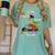 Pre k Graduation 2025 Pre-k Kindergarten Graduate Dinosaur Premium Tri-Blend Women's Comfort Colors T-Shirt Chalky Mint