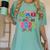 Pre School Graduation Idea For Dad & Preschool Graduation Women's Comfort Colors T-Shirt Chalky Mint